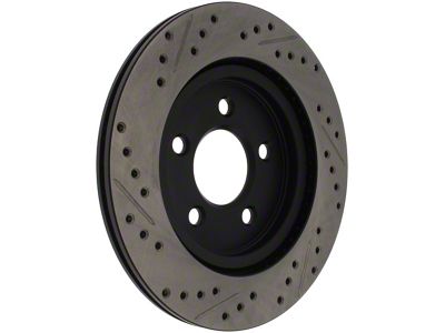 StopTech 05-10 Ford Mustang Slotted & Drilled Right Rear Rotor - 127.61087R