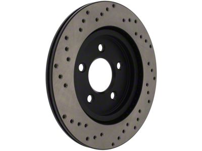 StopTech 05-10 Ford Mustang V6/4.0L / GT V8/4.6L Cross Drilled - 128.61087L