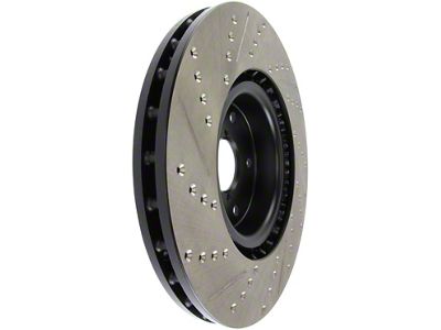 StopTech 05-10 Subaru Impreza WRX/STi Slotted & Drilled Left Front - 127.47022L