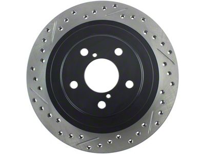 StopTech 06-07 Subaru Impreza WRX Exc STi Slotted & Drilled - 127.47025R