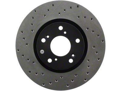 StopTech 06-08 Honda Civic Si Cross Drilled Right Front Rotor - 128.40057R