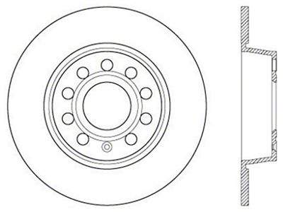 StopTech 06-10 Audi A3/08-10 TT / 06-09 VW GTI Mk - 126.33131CSL
