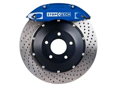 StopTech 06-10 VW Golf/Jetta Front BBK ST-40 Caliper Blue / - 83.893.4300.22