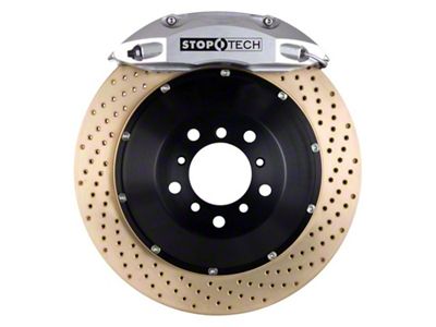 StopTech 06-10 VW Golf/Jetta Front BBK ST-40 Caliper Silver / - 83.893.4300.64