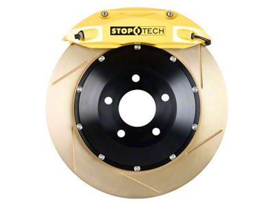 StopTech 06-10 VW Golf/Jetta Front BBK ST-40 Caliper Yellow / - 83.893.4700.83