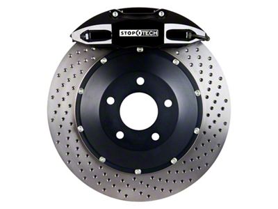 StopTech 06-12 VW GTI Front BBK w/Black ST-41 Calipers 328x25mm - 82.893.5N00.52