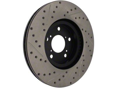 StopTech 07-08 Acura MDX SportStop Slotted & Drilled Left Front - 127.40071L