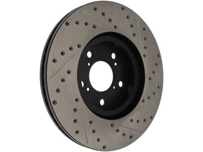 StopTech 07-08 Acura MDX SportStop Slotted & Drilled Right Front - 127.40071R