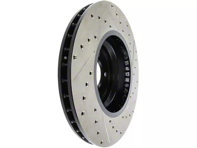 StopTech 07-09 BMW 335 E90/E92/E93 Slotted & Drilled Right Front - 127.34093R