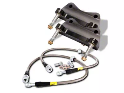StopTech 07-10 BMW 335 Series BBK Rear Trophy Anodized ST-40 - 83.154.004G.R1