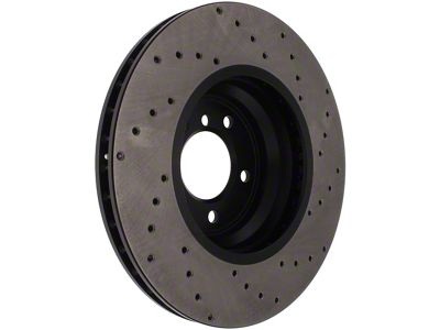 StopTech 07-10 BMW 335i Cross Drilled Right Front Rotor - 128.34093R