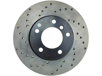 StopTech 08-10 BMW 128i Cross Drilled Right Front Rotor - 128.34077R