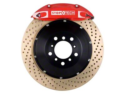 StopTech 08-10 Porsche Cayman S Front BBK ST-40 Caliper Red - 83.788.4700.74