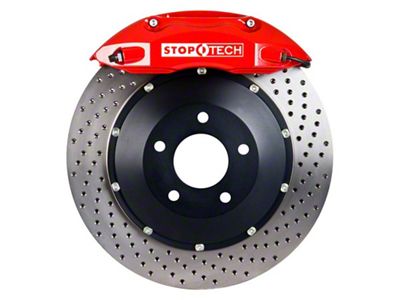 StopTech 08-10 Porsche Cayman S Rear BBK ST-40 Caliper Red - 83.788.0046.72