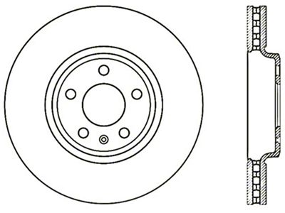 StopTech 08-11 Audi A5 Quattro w/TRW/Girling Brakes Cryo Sport Slotted - 127.33123CR