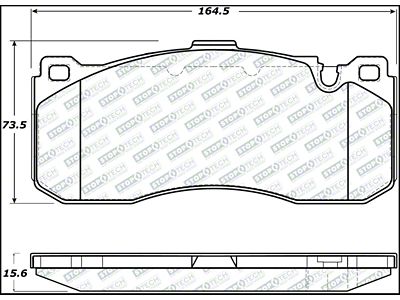 StopTech 08-13 BMW 1-Series Street Select Front Brake Pads - 305.13710