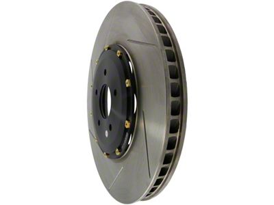 StopTech 09-11 Nissan GT-R Front Right Slotted Bare Iron 380x34mm - 129.42104.14