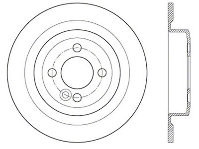 StopTech 09-16 MINI Cooper Cyro Slotted Sport Brake Rotor - 126.34113CSR