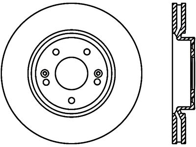 StopTech 09-18 Kia Forte Cryo Front Right Slotted Sport Brake - 126.51020CSR