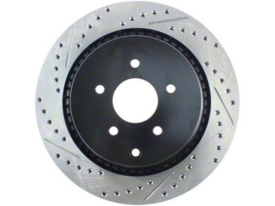 StopTech 09 Infiniti FX50 SportStop Slotted & Drilled Rear Right - 127.42105R