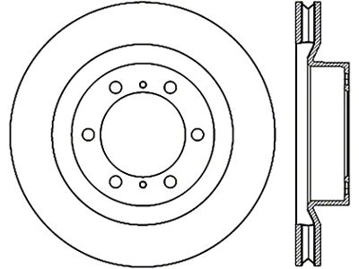 StopTech 10-17 Lexus GX Slotted & Drilled Cryo Front Left - 127.44174CL