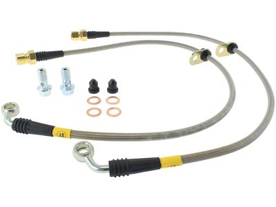 StopTech 10+ Camaro LS/LT V6 Stainless Steel Rear Brake Lines - 950.62510