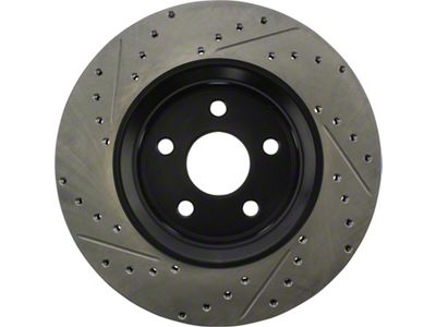StopTech 11-12 Dodge Durango Sport Drilled & Slotted Front Driver-Side - 127.58008L