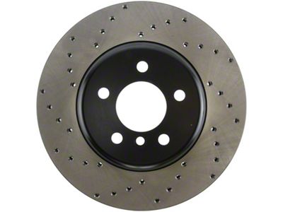 StopTech 11-13 BMW 550i Rear Right Drilled Sport Brake Rotor - 128.34133R