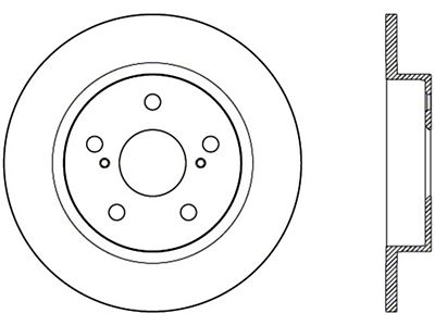 StopTech 11-13 Scion tC Rear Slotted Right Sport Brake Rotor - 126.44179SR