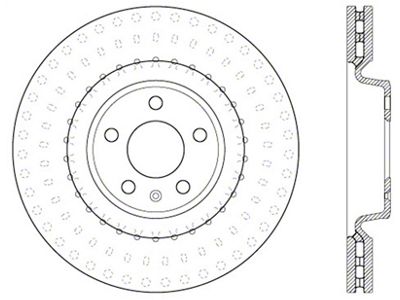 StopTech 12-13 Audi A6 Quattro/11-12 A7 Quattro / 10-13 S4 - 126.33138CSL