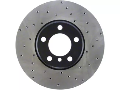 StopTech 12-15 BMW 335i Drilled Left Front Rotor - 128.34140L