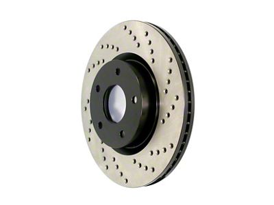 StopTech 12-15 Lexus IS350 Cross Drilled Left Front Rotor - 128.44184L