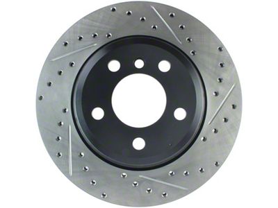 StopTech 12-16 BMW 335i Slotted & Drilled Rear Left Rotor - 127.34141L