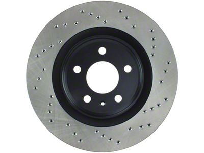 StopTech 12 Audi S4 Rear Left Drilled Rotor - 128.33137L