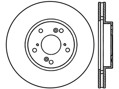StopTech 13-15 Acura ILX Cryo Slotted Front Right Sport Brake - 126.40036CSR