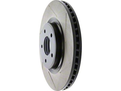 StopTech 13-15 Nissan Pathfinder Slotted Front Left Rotor - 126.42120SL