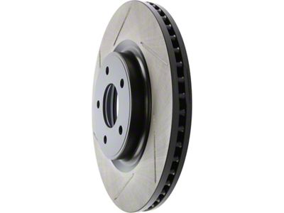 StopTech 13-15 Nissan Pathfinder Slotted Front Right Rotor - 126.42120SR
