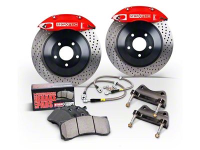 StopTech 13-16 Scion FR-S / 13-19 Subaru BRZ Front Red - 82.827.4200.71