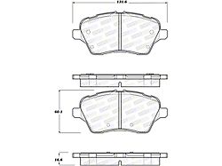 StopTech 14-18 Ford Fiesta Street Performance Front Brake Pads - 308.17300