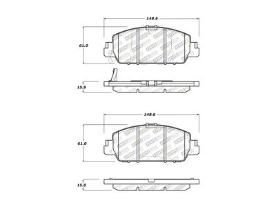 StopTech 14-18 Ford Fusion SE Luxury Street Performance Front Brake - 305.16530