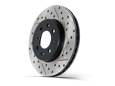 StopTech 14-18 Subaru Forester Drilled & Slotted Rear Left Sport - 227.47035L
