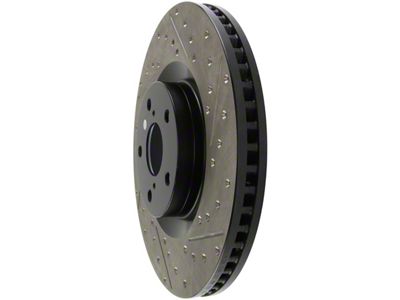 StopTech 14 Lexus IS Slotted & Drilled Front Left Rotor - 127.44184L