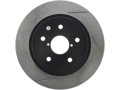 StopTech 16-17 Subaru WRX w/EyeSight Technology Sport Slotted Rear Right - 126.47037SR