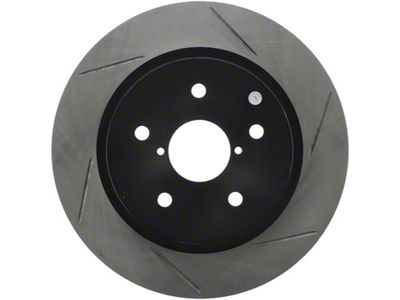 StopTech 16-17 Subaru WRX w/EyeSight Technology Sport Slotted Rear Left - 126.47037SL