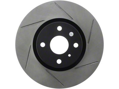 StopTech 16-18 Mazda Miata MX-5 Sport Slotted Front Left Rotor - 126.45090SL