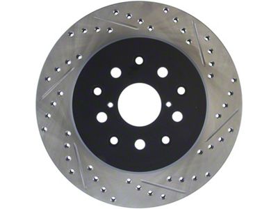 StopTech 5/93-98 Toyota Supra Left Rear Slotted & Drilled Rotor - 127.44105L