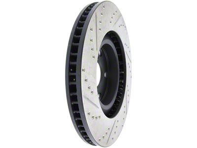 StopTech 5/93-98 Toyota Supra Turbo Left Front Slotted & Drilled - 127.44103L