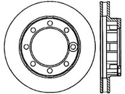 StopTech 71-86 Chevrolet K20 Suburban Cryo Slotted Front Right Sport - 126.68001CSR