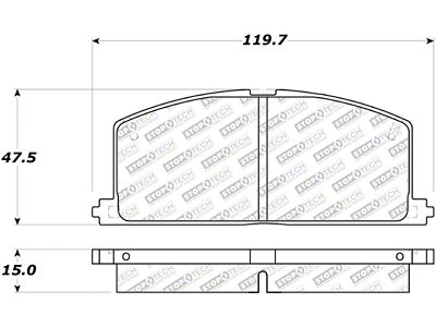 StopTech 83-86 Toyota Camry / 86-91 Celica / 84-92 Corolla - 305.02420