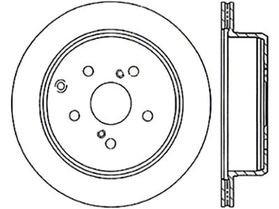 StopTech 86-97 Toyota Supra Right Cryo Slotted & Drilled Rotor - 127.44041CR
